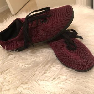 Arcopedico shoes: maroon, knit
